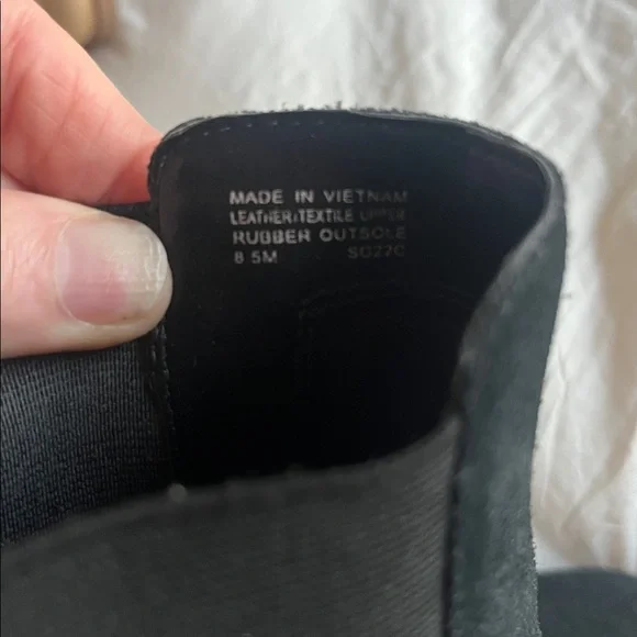 Michael Kors Black Suede Heeled Boots Size 8.5 NWOT - Picture 9 of 9